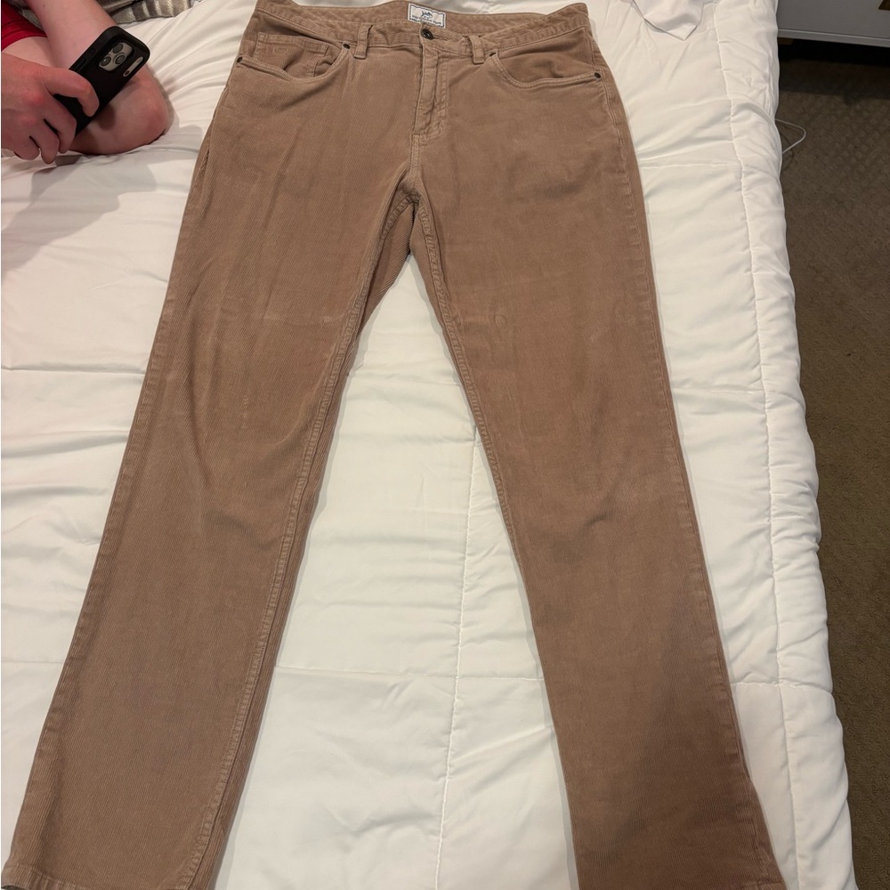 Southern Tide Light Brown Corduroy Pants